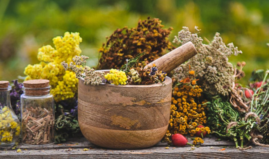 Dried herbs for metaphysical purposes
